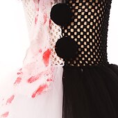olcso Rémisztő bohócok-Mindszentek napja Bohóc Pennywise Ruhák Szerepjáték Jelmezek Tüllszoknya Gyermek Lány Szerepjáték Mindszentek napja Teljesítmény Parti Halloween Mindszentek napja Farsang Álarcos mulatság Egyszer