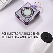 cheap Samsung Cases-Phone Case For Z Flip 6 Z Flip 5 Back Cover Magnetic Adsorption With Magsafe with Stand Holder Ring Holder Full Body Protective Retro TPU Plating Metal
