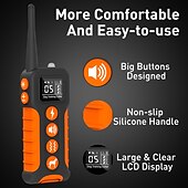 cheap Dog Training &amp; Behavior-Dog training collar LCD screen display three training modes beeping vibration electric shock with strong torch IP67 waterproof suitable for medium and large dogs With anti loss rope