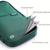 abordables Porte-cartes et étuis-Portefeuille de passeport de voyage porte-passeport familial organisateur de documents de voyage accessoires de voyage sac à documents porte-cartes