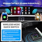 economico adattatori carplay-Carlinkit TBOX-LED-138EAU-OVA-BK No Adattatore Carplay Comandi al volante Wi-Fi Plug and play per universale Magotan