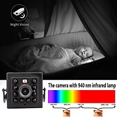 preiswerte IP-Kameras-HQCAM IP  Kamera 1080P HD 4K 8MP Mini Mit Kabel PoE Bewegungserkennung Fernzugriff Full HD Innen Unterstützung