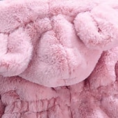 voordelige Bovenkleding-Kinderen Voor meisjes Winterjas Effen Kleur Actief School jas bovenkleding 2-8 jaar Herfst Zwart Wit Blozend Roze