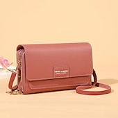 levne Tašky přes rameno-dámská crossbody peněženka s blokováním RFID – taška přes rameno z umělé kůže s mnoha kapsami pro cestování, nakupování a každodenní použití