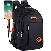 olcso Laptoptáskák és -hátizsákok-1db ultrakönnyű hátizsák férfi számítógépes hátizsák nagy kapacitású utazási középiskolás kisiskolásoknak iskolatáska usb töltőporttal fröccsenésmentes víz iskolatáska laptop notebook táska
