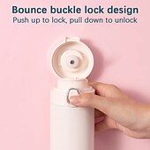 cheap Household Appliances-Smart Thermos Mug Mini Stainless Steel Thermos Cup Portable Leak Proof Water Cup with Filter Water Vacuum Tea Coffee Bottle Cup