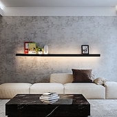 tanie Kinkiety-Minimalistyczna długa półka na kinkiet, 60/80/100/120cm nowoczesny kinkiet LED w tle salon sypialnia nocna, aluminiowy kinkiet wewnętrzny ligting kinkiet 110-240v