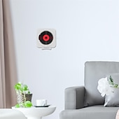 Χαμηλού Κόστους Ηχεία-Kc-909 φορητό cd player ενσωματωμένο ηχείο στερεοφωνικό cd player με διπλή υποδοχή ακουστικών 3,5 χιλιοστών led οθόνη led επιτοίχιας συσκευή αναπαραγωγής μουσικής cd με τηλεχειριστήριο IR υποστηρίζει