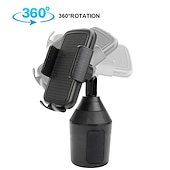 お買い得  車載ホルダー-カップホルダー電話マウント バックルタイプ 回転可 クランプクリップ 電話ホルダー のために 車載 車のトラック と互換性があります すべての携帯電話 携帯電話アクセサリー