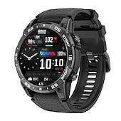 Недорогие Смарт-часы-Военные GPS Умные часы для мужчин 1.43 AMOLED экран Частота сердечных сокращений Водонепроницаемость IP68 Совместим с Android iOS
