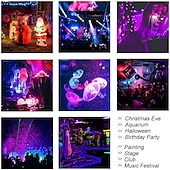 billige Gatebelysning-LED Svart Lys 1-2 Pakke med 30W 60W 120W UV Flomlys 395nm-405nm IP66 Vanntett Høy-effekt Svart Lys Plugg med Bryter (59in) Fester Scener UV Harpiks Herding Maleri Halloween
