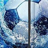 billiga Pojkens 3D Sporter &amp; Spel-Pojkar 3D Fotboll Huvtröja Kappa Ytterkläder Långärmad 3D-tryck Höst Vinter Mode Streetwear Häftig Barn 3-12 år Utomhus Ledigt Dagligen Normal