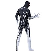abordables Disfraces para hombres-Traje de Cuerpo Completo Traje de cosplay Body Calavera Monstruo Zalgo Cosplay Niños Adulto Hombre Chico Carnaval Mascarada Mardi Gras Fiesta Víspera de Todos los Santos Rendimiento Disfrazarse