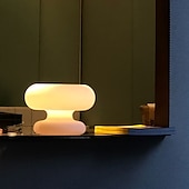 cheap Bedside Lamp-Creative Design Donut Atmosphere Lamp Plug- in Control Use Table Lamp Modern Night Lamp for Bedside Bedroom Or Warm Decoration