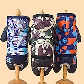 abordables Abrigos-Perros Gatos Abrigos Chaqueta Moda Casual Invierno Impermeable Transpirable Suave Lavable Cómodo Casual Diario Ropa para perros for Bichón Frisé Pomerania Animal doméstico del bebé Mariposa Small