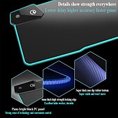 levne Podložky pod myš-vysoce kvalitní multifunkční voděodolná gumová velká 15w ed rgb 4mm bezdrátová nabíječka herní kancelářský koberec podložka pod myš