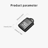 cheap Computer &amp; Office-Mini TF Card Reader Lanyard Card Reader Plug And PlayApplicable To Computer Car Audio And Other USB Interface Equipment For Windows Mac OS Linux