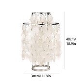tanie lampka nocna-Shell lampka nocna dekoracja lampy lampka nocna do sypialni 110-240v