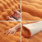 abordables Funda de sofá para mascotas-Funda de sofá sherpa, alfombrilla de asiento de sofá, funda de felpa, fundas de sofá seccionales, protector de muebles, fundas de sofá antideslizantes para perros, gatos, niños (se venden por