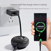 abordables Câbles de téléphone portable-câble de charge multi 6a 1 paquet 4 pieds cordon de charge rétractable 3 en 1 câble multi usb adaptateur de cordon de chargeur rapide avec port iphone/type c/micro usb pour téléphones