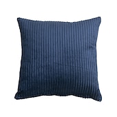 levne Trendy polštáře-dekorativní přehozové polštáře pruhované manšestrové povlaky na polštáře jednobarevné polštáře pohovka polštář opěrka hlavy opěrka polštář 1ks