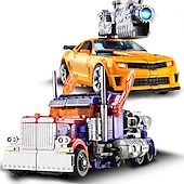 economico veicoli radiocomandati-20 cm giocattoli di trasformazione anime robot car action figure plastica abs cool movie modello di ingegneria aeronautica regalo per bambini ragazzo
