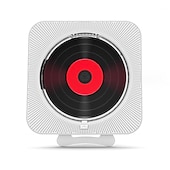 Χαμηλού Κόστους Ηχεία-Kc-909 φορητό cd player ενσωματωμένο ηχείο στερεοφωνικό cd player με διπλή υποδοχή ακουστικών 3,5 χιλιοστών led οθόνη led επιτοίχιας συσκευή αναπαραγωγής μουσικής cd με τηλεχειριστήριο IR υποστηρίζει