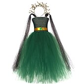 levne Dívčí kostýmy-Medusa Šaty Cosplay kostým Sukénka Dětské Dívčí cosplay Výkon Párty předvečer Všech svatých Karneval Plesová maškaráda Jednoduchý karnevalový kostým