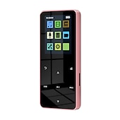 رخيصةأون مشغل MP3-Q8 مع مشغل MP3 بلوتوث 5.0 شاشة لمس كاملة 1.8 بوصة 4 جيجابايت 8 جيجابايت 16 جيجابايت 32 جيجابايت مشغل موسيقى MP4 مع مكبر صوت مدمج ومسجل راديو FM