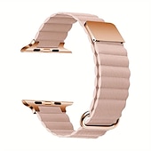 رخيصةأون عصابات Apple Watch-متوافق مع Apple Watchband 38 مم 40 مم 41 مم 42 مم 44 مم 45 مم 49 مم مشبك معدني نساء رجال جلد استبدال حزام الساعة إلى iwatch Ultra 2 Series 9 8 7 SE 6 5 4 3 2 1