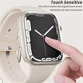 Χαμηλού Κόστους Smartwatch Θήκη-Συμβατό με Apple Watch Series 8 7 45mm / Series 8 7 41mm / Series 6 5 4 SE 44mm / Series 6 5 4 SE 40mm / Series 3 2 1 42mm All Around Protective Ανθεκτική σε πτώσεις TPU Παρακολουθήστε Κάλυμμα