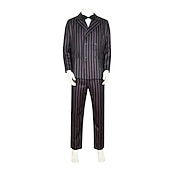 olcso Páros és csoportos jelmezek-Szerda Addams Addams család Morticia Addams Gomez Addams Szerepjáték Jelmezek Felszerelések Szerepjáték Filmsztár jelmez for Férfi Női Felnőttek Farsang Álarcos mulatság