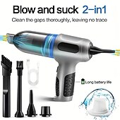 preiswerte Autostaubsauger-Drahtloser tragbarer Lade-Handheld-Mini-Großsauger, multifunktionaler Blas- und Saugsauger mit doppeltem Verwendungszweck, Schwimmring-Ballon