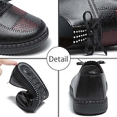 economico Ballerine da donna-Mocassini casual slip-on da donna con suola morbida – scarpe basse leggere in pelle PU con dettagli in pizzo per camminare, viaggiare e indossare tutti i giorni
