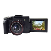 baratos Câmaras, Fotografia &amp; Vídeo-câmera digital selfie com tela flip câmera de vídeo com zoom digital câmera compacta para vlogs