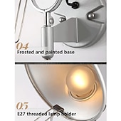 baratos Iluminação de Parede com braço extensível-Interior LED Tradicional / Clássico Luzes de parede internas Quarto Escritório Metal Luz de parede 110-120V 220-240V