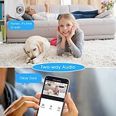 cheap Indoor IP Network Cameras-1080P HD Wireless WiFi Bulb Camera 2MP Light Socket IP Camera for Home Security Recording Indoor&amp;Outdoor Two Way Audio PTZ Camera Baby Monitor with Night Vision Motion Tracking Auto Tracking