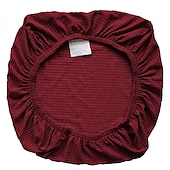 ieftine Husă scaun de birou-hidrofugă computer burgundy husă pentru scaun de birou elastică, rotativă, pentru scaun pentru jocuri, elastic, boabe de porumb, culoare uni, negru, moale, durabil, lavabil