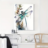 halpa Alennus $30:een-Painettu Valssatut kangasjulisteet - Eläimet Moderni Taidevedokset