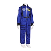 halpa parien halloween-asut-Astronautti Ryhmä Pariskunta Kustannus Cosplay Kustannus Onesie Kustannus Haalarit Oranssi Kuninkaiden Päivä Halloween Karnevaali Aikuiset Lapset Unisex