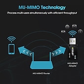 Недорогие Периферийные устройства для компьютера-edup USB Wi-Fi адаптер переменного тока двухдиапазонный беспроводной 1300 Мбит/с сетевая карта USB LAN 802.11ac мини-портативный адаптер Wi-Fi для ПК ноутбукподходит для Windows XP/Vista/7/8/10 есть