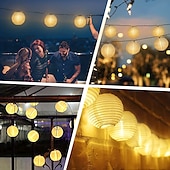 お買い得  太陽光発電-ソーラーランタンストリングライト屋外防水 3 メートル 20led 装飾ライト多色パティオガーデンウェディングパーティーキャンプ寝室の装飾