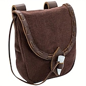 preiswerte Zubehör und mehr-Seeräuber Vikinger Retro Vintage Mittelalterlich Renaissance Tasche Herren Damen Kostüm Jahrgang Cosplay Tasche Halloween