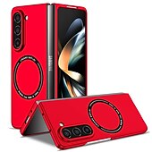 cheap Samsung Cases-Phone Case For Samsung Galaxy Z Fold 7 Z Fold 6 Z Fold 5 Z Fold 4 Z Fold 3 Back Cover With Magsafe Support Wireless Charging Shockproof PC