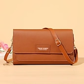 levne Tašky přes rameno-dámská crossbody peněženka s blokováním RFID – taška přes rameno z umělé kůže s mnoha kapsami pro cestování, nakupování a každodenní použití