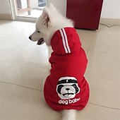 abordables Sweats à capuche-Chien Chat Pulls à capuche Mode Occasionnel Hiver Imperméable Respirant Doux Lavable Confortable Décontracté Quotidien Vêtements pour Chiens for Bichon Frisé Spitz Nain Bébé Animal Papillon Petit