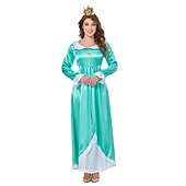  Cosplay-kostym prinsessan Peach Super Bros Cosplay Vuxna Dam Karnival Maskerad Mardi Gras Karnival Halloween Prestanda Klä ut