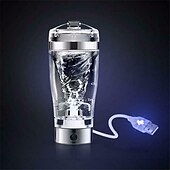 cheap Kitchen Appliances-Portable USB Rechargeable Protein Shaker Bottle Electric Mixer Cup