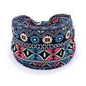 abordables Accessoires de coiffure-Bandes de cheveux pour femmes, motifs imprimés africains, large bord, nouage élastique, bandeaux de sport, de yoga, couvre-chef pour femmes, accessoires pour cheveux