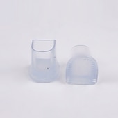 abordables Plantillas-Protectores de tacón alto para mujer: fundas transparentes antideslizantes para tacones de aguja para bodas, eventos en el césped y fiestas al aire libre.